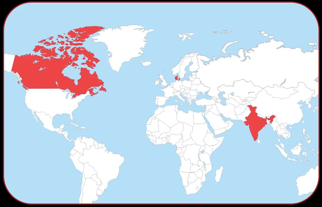 Ryze Global Presence Map (Mobile)